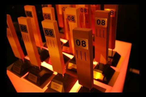 Brick Awards trophies